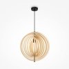 Lampa wisząca designerska rustykalna jasny brąz nad stół do jadalni do salonu ozdobna regulacja wysokości Roots MAYTONI MOD197PL-01W1